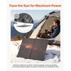 image:imageVEVOR 200W Foldable Solar Panel with Frame 23 HighEfficiency Portable Monocrystalline Solar Panel Charger with 30A PWM Controller amp MC4 Output IP67 Waterproof for Camping Hiking RV Trips100W