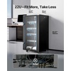 image:imageVEVOR 22U Server Rack Cabinet Network Cabinet Wall Mount 236 in Depth Network Rack Enclosure with Locking Tempered Glass Door 4 Casters Side Panels for 19 IT Equipment AV Devices22U