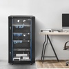 image:imageVEVOR 22U Server Rack Cabinet Network Cabinet Wall Mount 236 in Depth Network Rack Enclosure with Locking Tempered Glass Door 4 Casters Side Panels for 19 IT Equipment AV Devices22U