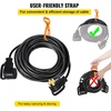 image:imageVEVOR 25 FT 50Amp RV Extension Cord NEMA N1450P to N1450R 125  250V Heavy Duty STW 63 81 RV Power Cord for EV Charging and RV Trailer Campers  for RV Trailer Camper FemaletoMale amp MaletoFemale Heavy Duty 63 81 Gauge STW Cord with Easy Grip Handle amp Organizer50 FT