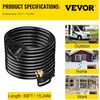 image:imageVEVOR 25 FT 50Amp RV Extension Cord NEMA N1450P to N1450R 125  250V Heavy Duty STW 63 81 RV Power Cord for EV Charging and RV Trailer Campers  for RV Trailer Camper FemaletoMale amp MaletoFemale Heavy Duty 63 81 Gauge STW Cord with Easy Grip Handle amp Organizer50 FT