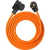 image:imageVEVOR 25 ft Dryer Extension Cord 4Prong NEMA 1430P to 1430R Dryer Cord 125V250V STW 10AWG4C 30A Pure Copper Wire Cable with Black NonWoven Bag and PVC Cable Tie for Outdoor amp Indoor UseOrange