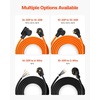 image:imageVEVOR 25 ft Dryer Extension Cord 4Prong NEMA 1430P to 1430R Dryer Cord 125V250V STW 10AWG4C 30A Pure Copper Wire Cable with Black NonWoven Bag and PVC Cable Tie for Outdoor amp Indoor UseOrange