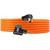 image:imageVEVOR 25 ft Dryer Extension Cord 4Prong NEMA 1430P to 1430R Dryer Cord 125V250V STW 10AWG4C 30A Pure Copper Wire Cable with Black NonWoven Bag and PVC Cable Tie for Outdoor amp Indoor UseOrange