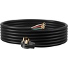 image:imageVEVOR 25 ft Dryer Extension Cord 4Prong NEMA 1430P to 1430R Dryer Cord 125V250V STW 10AWG4C 30A Pure Copper Wire Cable with Black NonWoven Bag and PVC Cable Tie for Outdoor amp Indoor UseBlack
