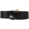 image:imageVEVOR 25 ft Dryer Extension Cord 4Prong NEMA 1430P to 1430R Dryer Cord 125V250V STW 10AWG4C 30A Pure Copper Wire Cable with Black NonWoven Bag and PVC Cable Tie for Outdoor amp Indoor UseBlack