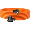 image:imageVEVOR 25 ft Dryer Extension Cord 4Prong NEMA 1430P to 1430R Dryer Cord 125V250V STW 10AWG4C 30A Pure Copper Wire Cable with Black NonWoven Bag and PVC Cable Tie for Outdoor amp Indoor UseOrange