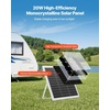 image:imageVEVOR 25W 12V Solar Panel Battery Charger Solar Battery Trickle Charger Maintainer with Intelligent MPPT Controller amp Adjustable Mount Bracket IP67 Waterproof for Car Boat RV Motorcycle Trailer20W