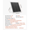image:imageVEVOR 25W 12V Solar Panel Battery Charger Solar Battery Trickle Charger Maintainer with Intelligent MPPT Controller amp Adjustable Mount Bracket IP67 Waterproof for Car Boat RV Motorcycle Trailer20W