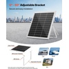 image:imageVEVOR 25W 12V Solar Panel Battery Charger Solar Battery Trickle Charger Maintainer with Intelligent MPPT Controller amp Adjustable Mount Bracket IP67 Waterproof for Car Boat RV Motorcycle Trailer20W