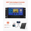 image:imageVEVOR 25W 12V Solar Panel Battery Charger Solar Battery Trickle Charger Maintainer with Intelligent MPPT Controller amp Adjustable Mount Bracket IP67 Waterproof for Car Boat RV Motorcycle Trailer20W