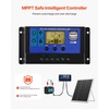 image:imageVEVOR 25W 12V Solar Panel Battery Charger Solar Battery Trickle Charger Maintainer with Intelligent MPPT Controller amp Adjustable Mount Bracket IP67 Waterproof for Car Boat RV Motorcycle Trailer25W