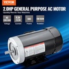 image:imageVEVOR 2HP Electric Motor 3450 RPM AC 230V460V 56C Frame Air Compressor Motor 3Phase 58 Keyed Shaft CWCCW Rotation for Agricultural Machinery and General Equipment1