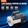 image:imageVEVOR 2HP Electric Motor 3450 RPM AC 230V460V 56C Frame Air Compressor Motor 3Phase 58 Keyed Shaft CWCCW Rotation for Agricultural Machinery and General Equipment1