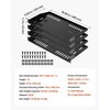 image:imageVEVOR 2PCS 1U Server Rack Shelf Universal Vented Rack Mount Cantilever Tray for 19 inch Network Equipment Rack amp Cabinet 10 Deep Rack Mount Shelf Weight Capacity 50 lbs Wall Mount Rack Shelf1U4PCS