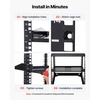 image:imageVEVOR 2PCS 1U Server Rack Shelf Universal Vented Rack Mount Cantilever Tray for 19 inch Network Equipment Rack amp Cabinet 10 Deep Rack Mount Shelf Weight Capacity 50 lbs Wall Mount Rack Shelf1U4PCS