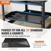 image:imageVEVOR 2PCS 1U Server Rack Shelf Universal Vented Rack Mount Cantilever Tray for 19 inch Network Equipment Rack amp Cabinet 10 Deep Rack Mount Shelf Weight Capacity 50 lbs Wall Mount Rack Shelf1U2PCS