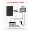 image:imageVEVOR 2PCS 400W Bifacial Solar Panels 16BB NType Monocrystalline PV Module 24 Efficiency IP65 Waterproof Solar Panel with MC4 Output amp Aluminum Frame for Car Boat RV Flat Rooftop OffGrid800W