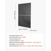 image:imageVEVOR 2PCS 400W Bifacial Solar Panels 16BB NType Monocrystalline PV Module 24 Efficiency IP65 Waterproof Solar Panel with MC4 Output amp Aluminum Frame for Car Boat RV Flat Rooftop OffGrid800W