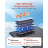 image:imageVEVOR 2PCS 400W Bifacial Solar Panels 16BB NType Monocrystalline PV Module 24 Efficiency IP65 Waterproof Solar Panel with MC4 Output amp Aluminum Frame for Car Boat RV Flat Rooftop OffGrid800W