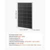 image:imageVEVOR 2PCS 400W Monocrystalline Solar Panels 23 HighEfficiency Mono PV Module with Stable MC4 Output amp Aluminum Frame IP65 Waterproof Solar Panel for Car Boat RV Flat Rooftop OffGrid Applications200W