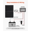 image:imageVEVOR 2PCS 400W Monocrystalline Solar Panels 23 HighEfficiency Mono PV Module with Stable MC4 Output amp Aluminum Frame IP65 Waterproof Solar Panel for Car Boat RV Flat Rooftop OffGrid Applications800W