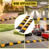 image:imageVEVOR 2Pcs 6FT Rubber Speed Bumps for Road Heavy Duty Speed Bump for Driveway724 x 12 x 24 Modular Traffic Hump Cable Protector Ramps Floor Cord Covers for Asphalt Concrete Gravel2 Pcs