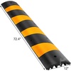 image:imageVEVOR 2Pcs 6FT Rubber Speed Bumps for Road Heavy Duty Speed Bump for Driveway724 x 12 x 24 Modular Traffic Hump Cable Protector Ramps Floor Cord Covers for Asphalt Concrete Gravel2 Pcs