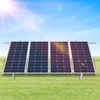image:imageVEVOR 2Set Solar Panel Mounting Brackets 3060 Adjustable MultiPiece Brackets for 48pcs Panels Carbon Steel Ground Mount Stand for Farms RVs Boats OffGrid