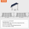 image:imageVEVOR 2Set Solar Panel Mounting Brackets 3060 Adjustable MultiPiece Brackets for 48pcs Panels Carbon Steel Ground Mount Stand for Farms RVs Boats OffGrid