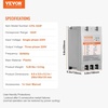 image:imageVEVOR 3 Phase Converter  75HP 23A 220V Single Phase to 3 Phase Converter 220V InputOutput Digital Phase Shifter for Residential amp Light Commercial Use One Converter for One Motor Only10HP30A