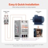 image:imageVEVOR 3 Phase Converter  75HP 23A 220V Single Phase to 3 Phase Converter 220V InputOutput Digital Phase Shifter for Residential amp Light Commercial Use One Converter for One Motor Only2HP7A
