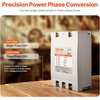 image:imageVEVOR 3 Phase Converter  75HP 23A 220V Single Phase to 3 Phase Converter 220V InputOutput Digital Phase Shifter for Residential amp Light Commercial Use One Converter for One Motor Only20HP70A