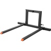 image:imageVEVOR 3 Point Hitch Pallet Forks 1500 lbs Clamp on Pallet Forks 50Inch Total Length HeavyDuty Tractor Fork with 28946 Inch Adjustable Fork Width Quick Hitch Attachments for Category 1 Tractors