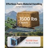 image:imageVEVOR 3 Point Hitch Pallet Forks 1500 lbs Clamp on Pallet Forks 50Inch Total Length HeavyDuty Tractor Fork with 28946 Inch Adjustable Fork Width Quick Hitch Attachments for Category 1 Tractors