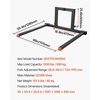 image:imageVEVOR 3 Point Hitch Pallet Forks 1500 lbs Clamp on Pallet Forks 50Inch Total Length HeavyDuty Tractor Fork with 28946 Inch Adjustable Fork Width Quick Hitch Attachments for Category 1 Tractors