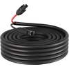 image:imageVEVOR 30FT Solar Panel Extension Cable 10 AWG Solar Panel Wire with Flame Retardant Protective Sleeving Female and Male Connectors IP67 Waterproof PV Wire for Outdoor Automotive RV Black amp Red
