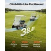 image:imageVEVOR 36V 384V 150AH Lithium Golf Cart Battery with 25A Charger Lifepo4 Battery Kit Builtin 250A BMS with Bluetooth Mobile APP amp Touch Monitor 4000 Cycles for Golf Carts Trolling Motors  Builtin 250A BMS with 25A Charger amp Bluetooth Mobile APP amp Touch Monitor 4000 Cycles for Golf Carts Trolling Motors
