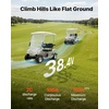 image:imageVEVOR 36V 384V 52AH Lithium Golf Cart Battery with 18A Charger Lifepo4 Battery Kit Builtin 100A BMS 4000 Cycles 2C Discharge Rate Bluetooth amp Mobile APP for Golf Carts Trolling Motors