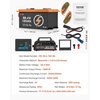 image:imageVEVOR 36V48V 105Ah Golf Cart Lithium Battery 3648 Volt Golf Cart Battery with 200A BMS LCD or Touch Monitor and Mobile APP LiFePO4 Battery with 600A Peak Current 4000 Cycles for Golf Carts36V Battery and Charger  Coldrolled Steel Casing