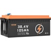 image:imageVEVOR 36V48V 105Ah Golf Cart Lithium Battery 3648 Volt Golf Cart Battery with 200A BMS LCD or Touch Monitor and Mobile APP LiFePO4 Battery with 600A Peak Current 4000 Cycles for Golf Carts36V Battery and Charger  ABS Casing