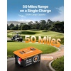 image:imageVEVOR 36V48V 105Ah Golf Cart Lithium Battery 3648 Volt Golf Cart Battery with 200A BMS LCD or Touch Monitor and Mobile APP LiFePO4 Battery with 600A Peak Current 4000 Cycles for Golf Carts36V Battery and Charger  Coldrolled Steel Casing