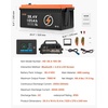image:imageVEVOR 36V48V 105Ah Golf Cart Lithium Battery 3648 Volt Golf Cart Battery with 200A BMS LCD or Touch Monitor and Mobile APP LiFePO4 Battery with 600A Peak Current 4000 Cycles for Golf Carts36V Battery and Charger  ABS Casing