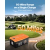 image:imageVEVOR 36V48V 105Ah Golf Cart Lithium Battery 3648 Volt Golf Cart Battery with 200A BMS LCD or Touch Monitor and Mobile APP LiFePO4 Battery with 600A Peak Current 4000 Cycles for Golf Carts36V Battery and Charger  ABS Casing