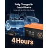 image:imageVEVOR 36V48V 105Ah Golf Cart Lithium Battery 3648 Volt Golf Cart Battery with 200A BMS LCD or Touch Monitor and Mobile APP LiFePO4 Battery with 600A Peak Current 4000 Cycles for Golf Carts36V Battery and Charger  ABS Casing