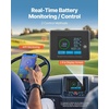 image:imageVEVOR 36V48V 105Ah Golf Cart Lithium Battery 3648 Volt Golf Cart Battery with 200A BMS LCD or Touch Monitor and Mobile APP LiFePO4 Battery with 600A Peak Current 4000 Cycles for Golf Carts36V Battery and Charger  ABS Casing