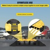 image:imageVEVOR 3Channel Rubber Cable Protector Ramps Heavy Duty 44000Lbs Load Capacity Cable Wire Floor Cord Cover Ramp Speed Bump Driveway Hose Cable Ramp Protective Cover1 Pack
