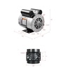 image:imageVEVOR 3HP Air Compressor Electric Motor 230V 155 Amps 56 Frame 3450RPM 58 Keyed Shaft 188 Shaft Length Single Phase CWCCW Rotation Factory Setting is CCW1