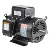 image:imageVEVOR 3HP Air Compressor Electric Motor 230V 155 Amps 56 Frame 3450RPM 58 Keyed Shaft 188 Shaft Length Single Phase CWCCW Rotation Factory Setting is CCW1