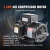 image:imageVEVOR 3HP Air Compressor Electric Motor 230V 155 Amps 56 Frame 3450RPM 58 Keyed Shaft 188 Shaft Length Single Phase CWCCW Rotation Factory Setting is CCW1